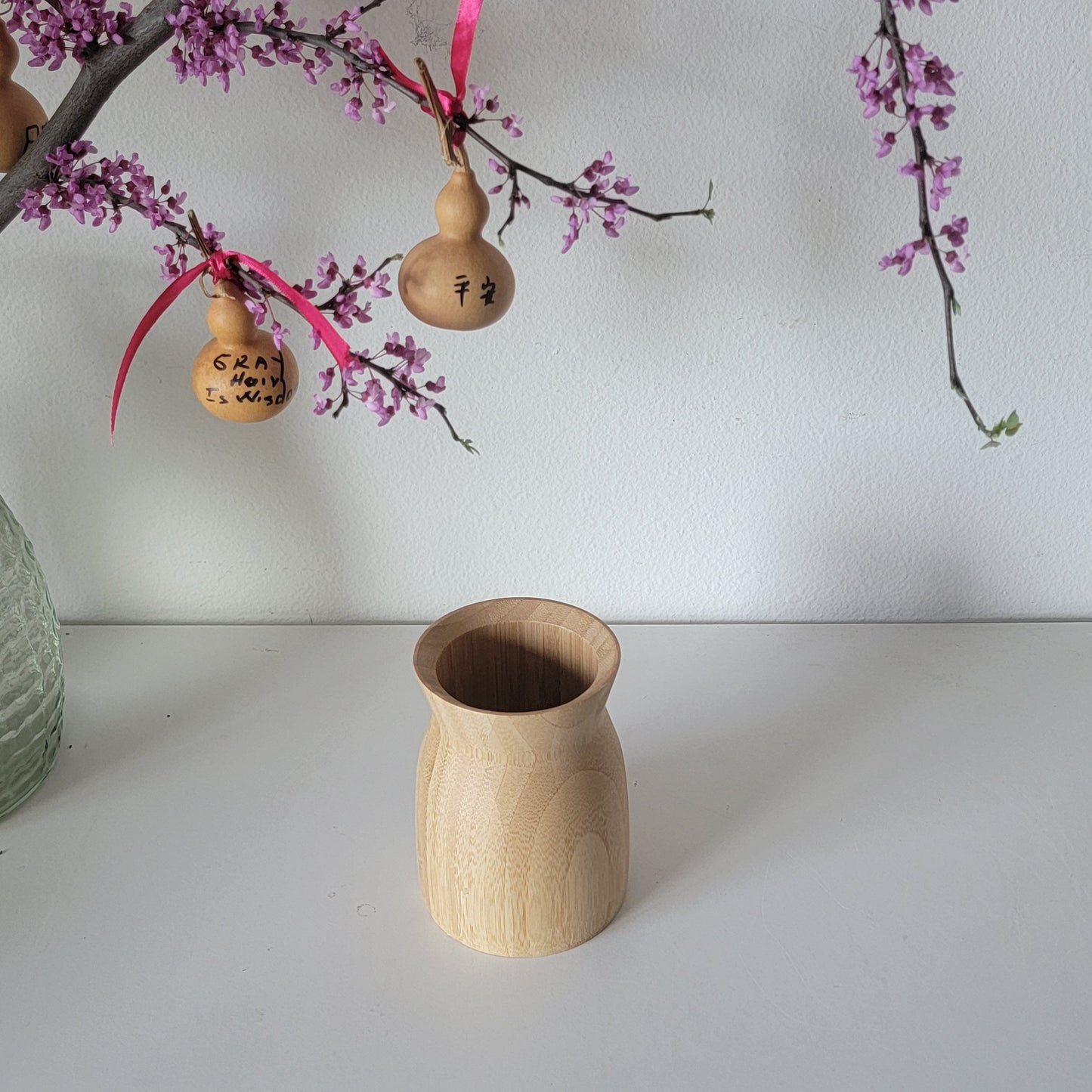 Eco Kitchen Organizer, Bamboo Kitchen Holder, Bambo Vase