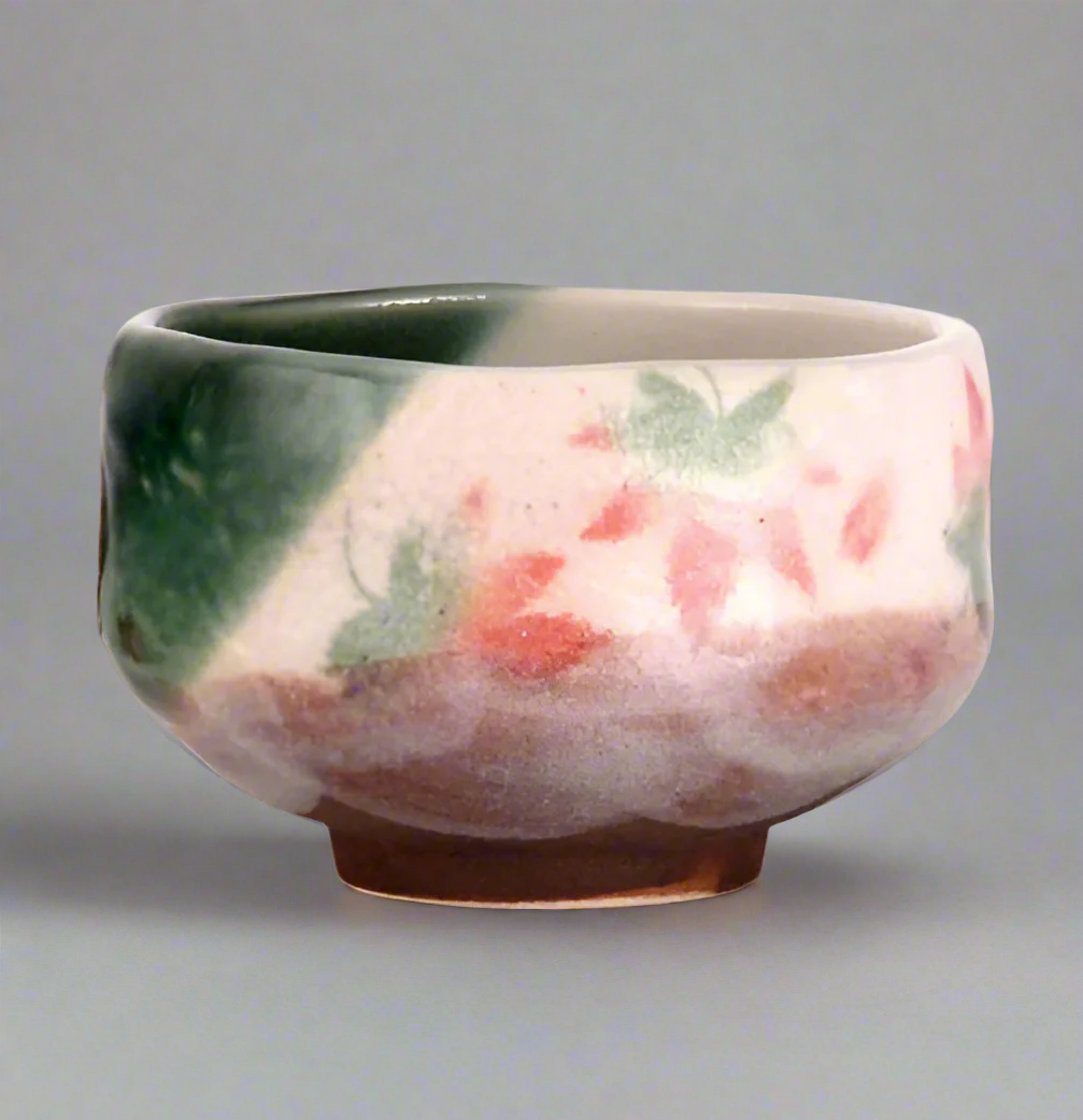 Hoso Tokusa Patterned Chawanmushi Cups, Japanese Tea Bowl, Tea Cup, Mattcha Bowl, NC011
