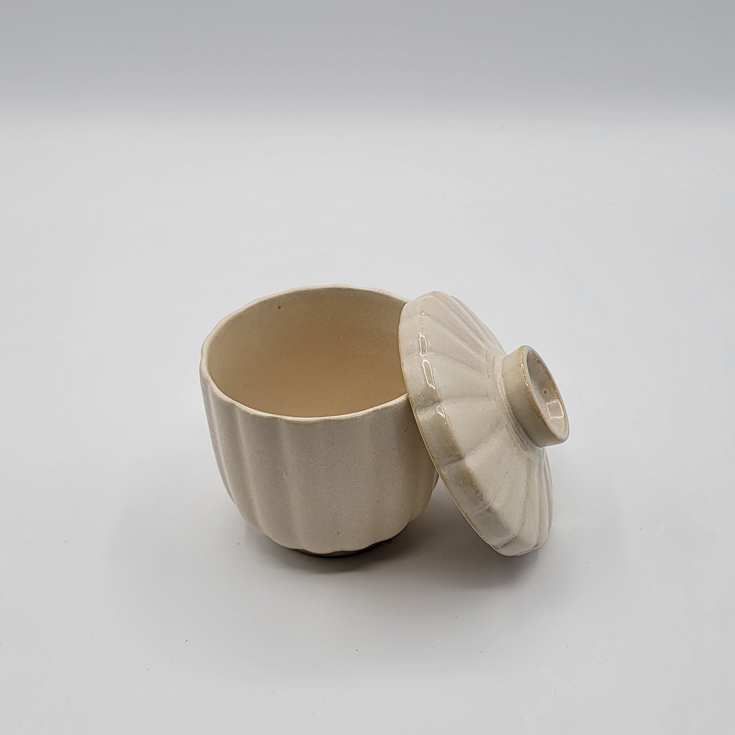 Japanese Chawan mushi Cup, Porcelain Bowl, Pumpkin Cup, NC006