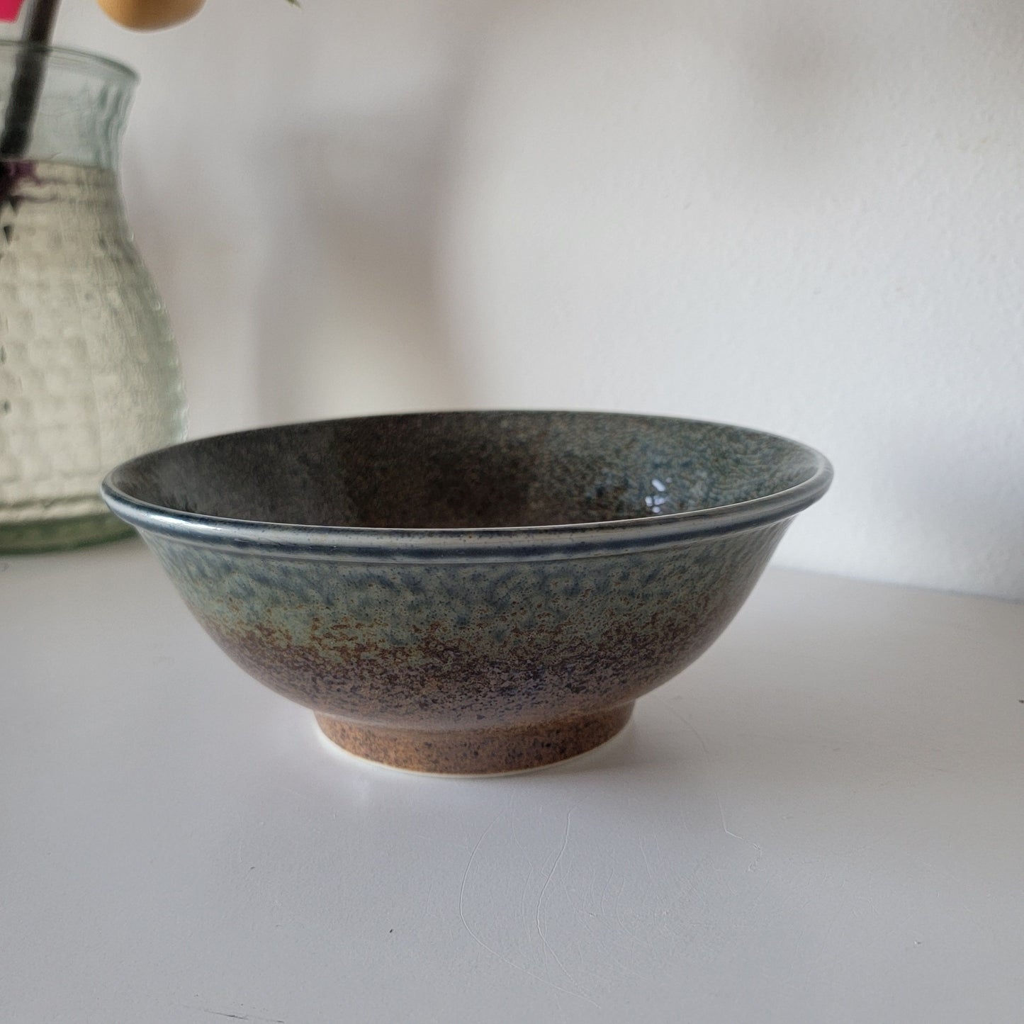Sunaji Kairagi Porcelain Large Ramen Bowl, Round Bowl, Japanese Bowl, Japanese Tableware, Kitchen Tools, NC008