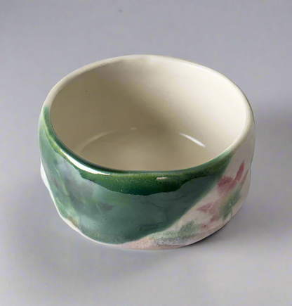 Hoso Tokusa Patterned Chawanmushi Cups, Japanese Tea Bowl, Tea Cup, Mattcha Bowl, NC011