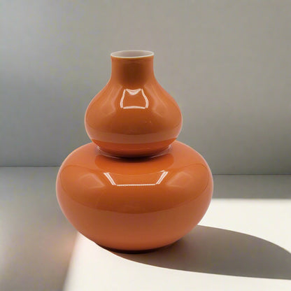 Mini Glossy Porcelain Gourd Vase, Chinese Porcelain Vase, Beautiful Vase, NC021