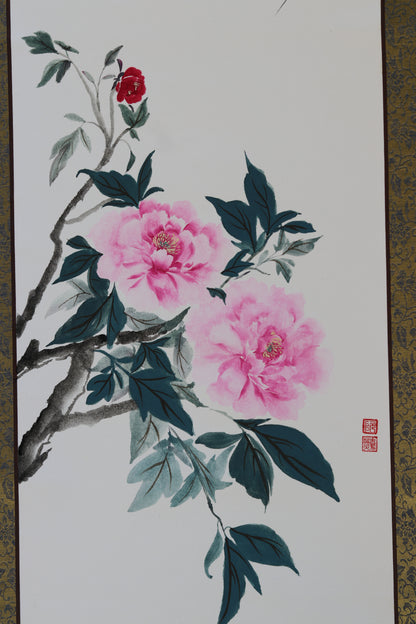 Ink Wash Painting - by Nguyen Gia Hy, Wall Paintings, Flower Painting, Traditional Painting, OA001