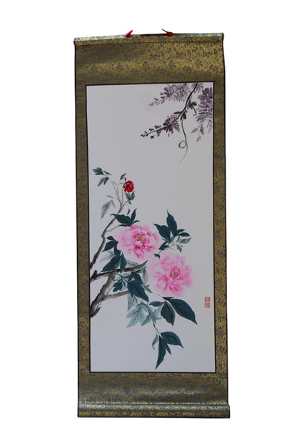 Ink Wash Painting - by Nguyen Gia Hy, Wall Paintings, Flower Painting, Traditional Painting, OA001