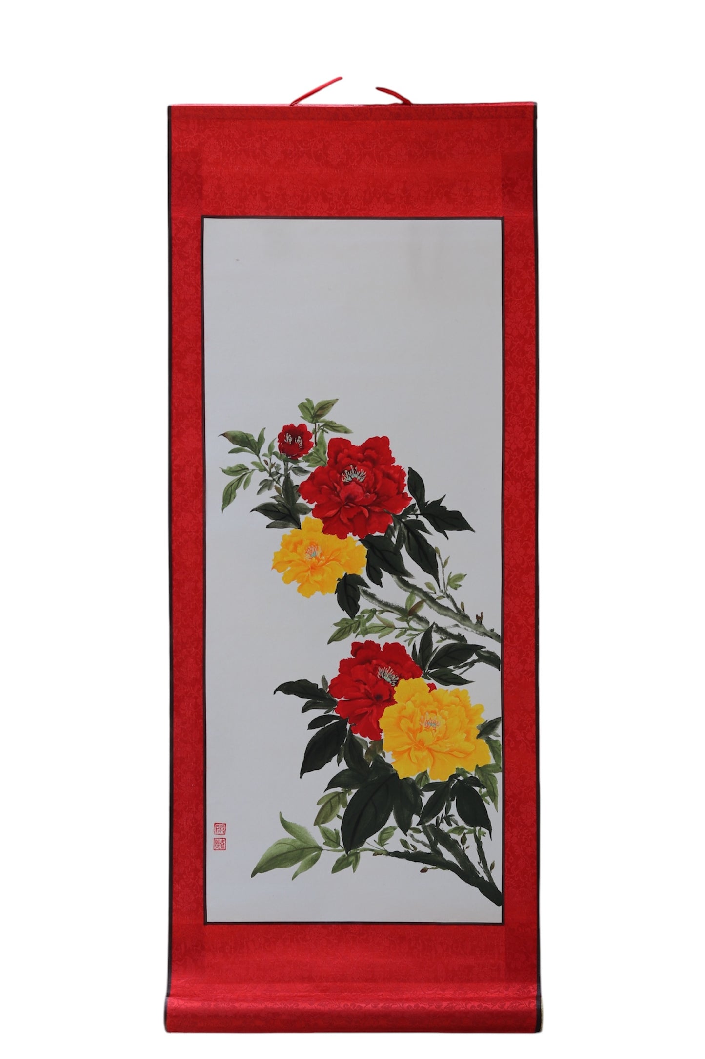 Ink Wash Painting - by Nguyen Gia Hy, Wall Paintings, Flower Painting, Traditional Painting, OA001