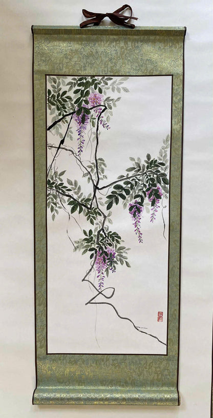 Ink Wash Painting - by Nguyen Gia Hy, Wall Paintings, Flower Painting, Traditional Painting, OA001
