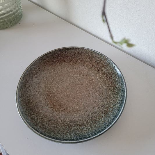 Sunaji Kairagi Porcelain Round Plate, Porcelain Plate, Japanese Plate, Japanese Tableware, Kitchen Tools