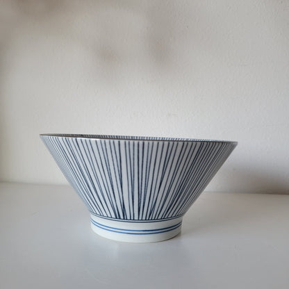 Tokusa Patterned Ceramic Ramen Bowl, Rice Bowl, Ramen Bowl, Udon Bowl, Noodle Bowl, NC012