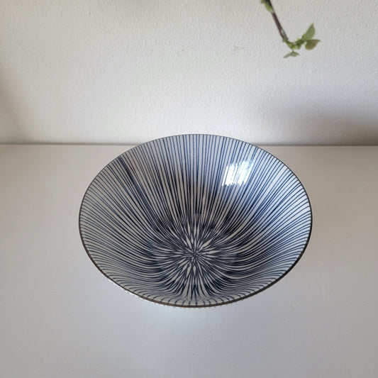 Tokusa Patterned Ceramic Ramen Bowl, Rice Bowl, Ramen Bowl, Udon Bowl, Noodle Bowl