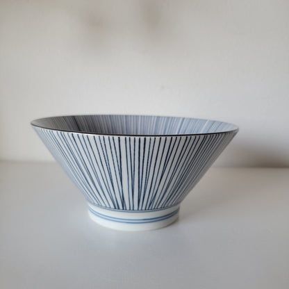 Tokusa Patterned Ceramic Ramen Bowl, Rice Bowl, Ramen Bowl, Udon Bowl, Noodle Bowl, NC012