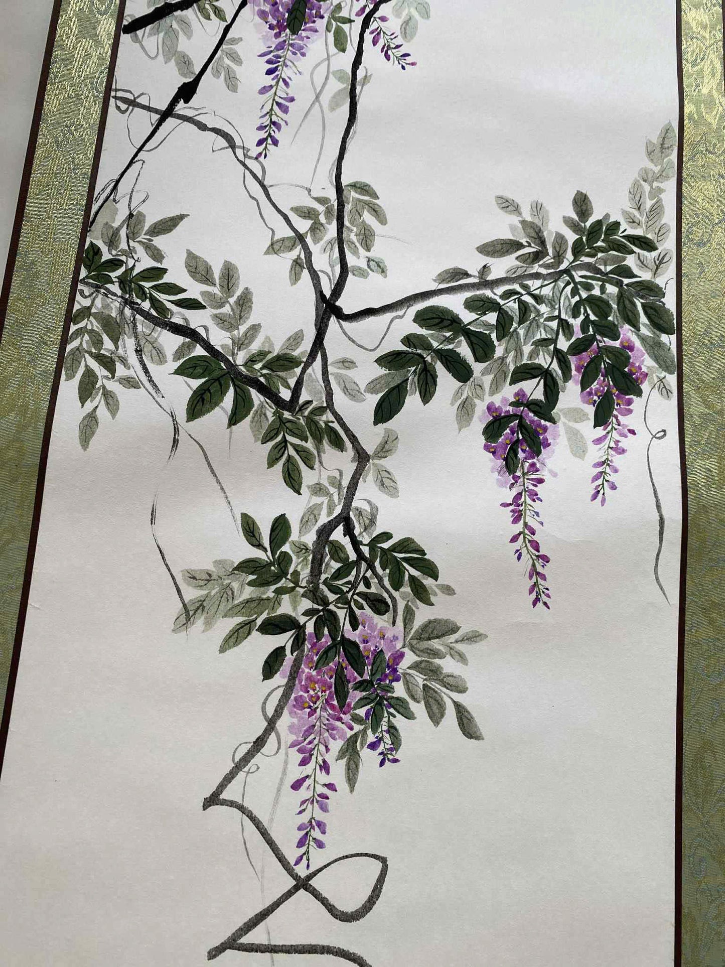 Ink Wash Painting - by Nguyen Gia Hy, Wall Paintings, Flower Painting, Traditional Painting, OA001