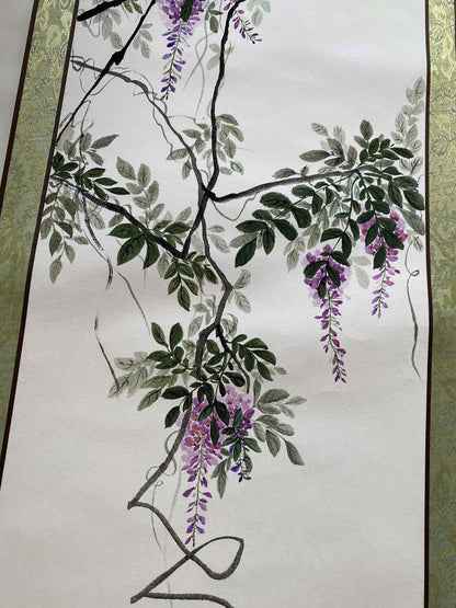 Ink Wash Painting - by Nguyen Gia Hy, Wall Paintings, Flower Painting, Traditional Painting, OA001