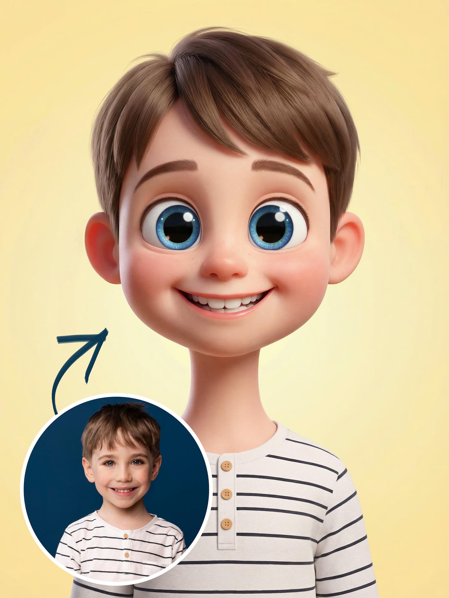 Funny Caricature Transformation Service, Cartoon Caricature, Personalized Digital Gift, SV018